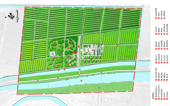 骆马湖农业生态观光园规划平面图
