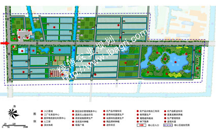 绿地古溪现代农业产业园规划图
