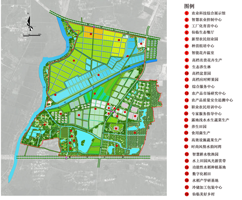 合肥仙临现代欧宝全站网址科技园规划平面图